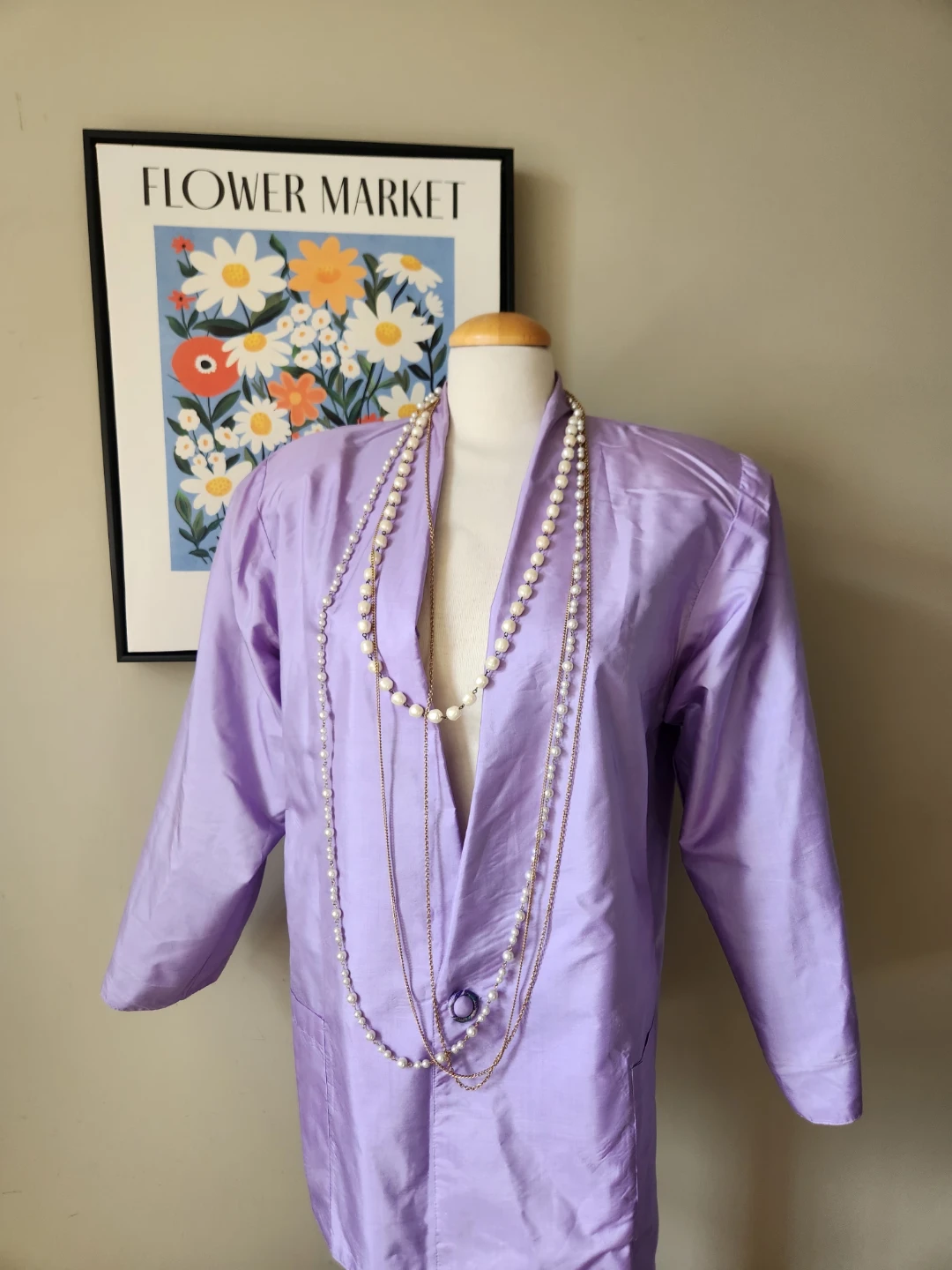 REVERSABLE silk Floral Print Kimono Jacket - photo 5