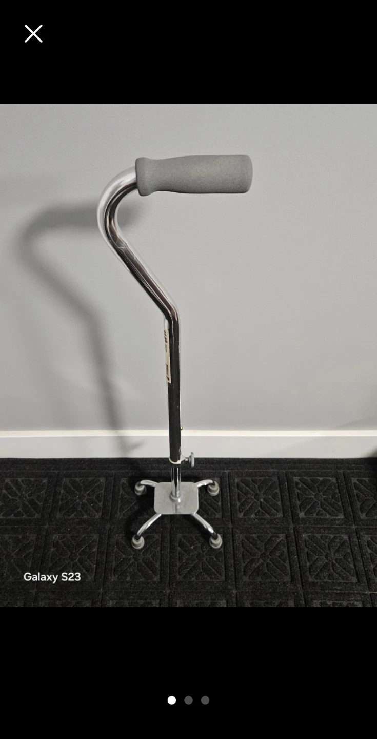 Adjustable Quad Cane Walking Cane - photo 2