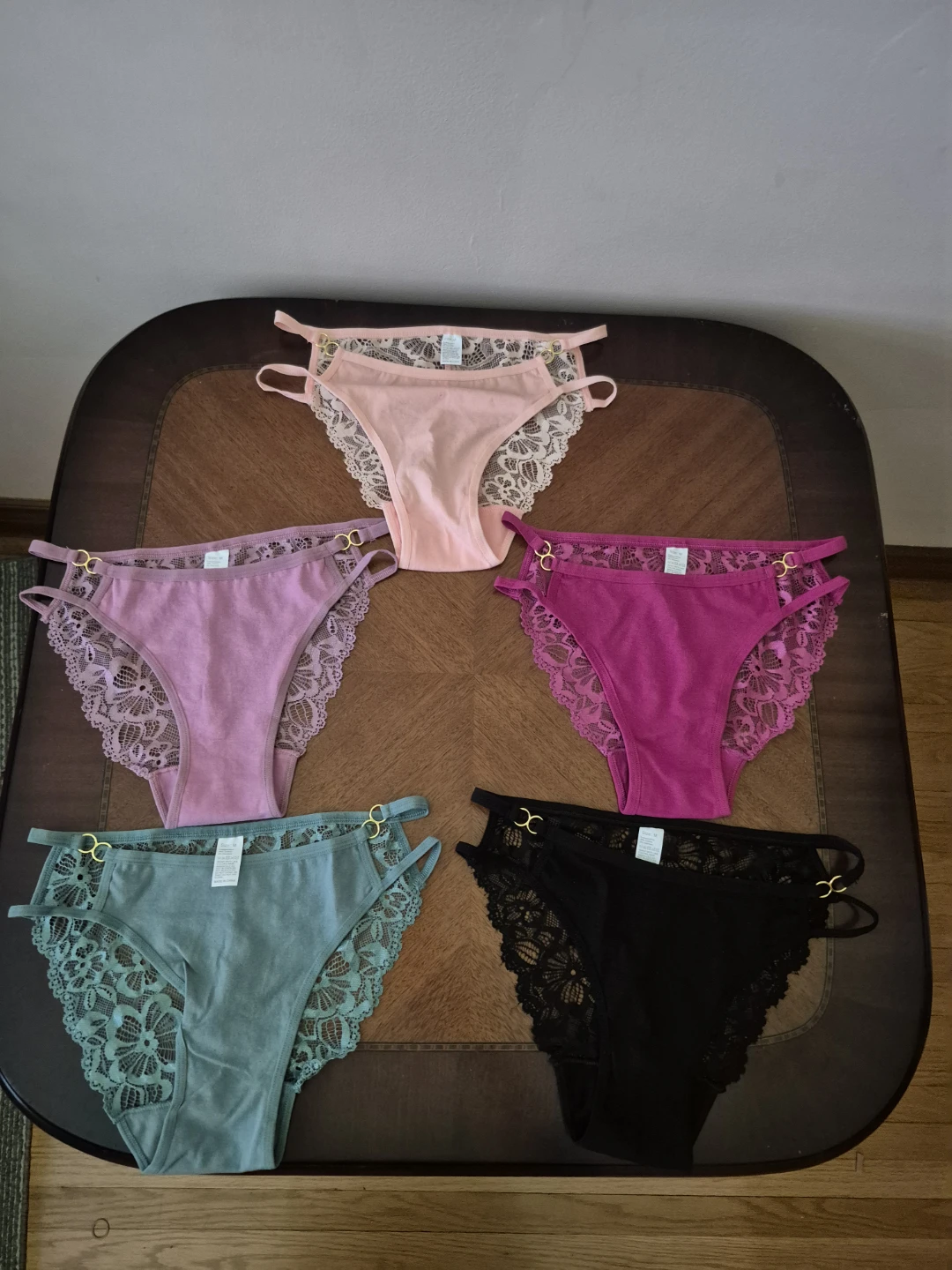 5 Pack Lace Trim Panties