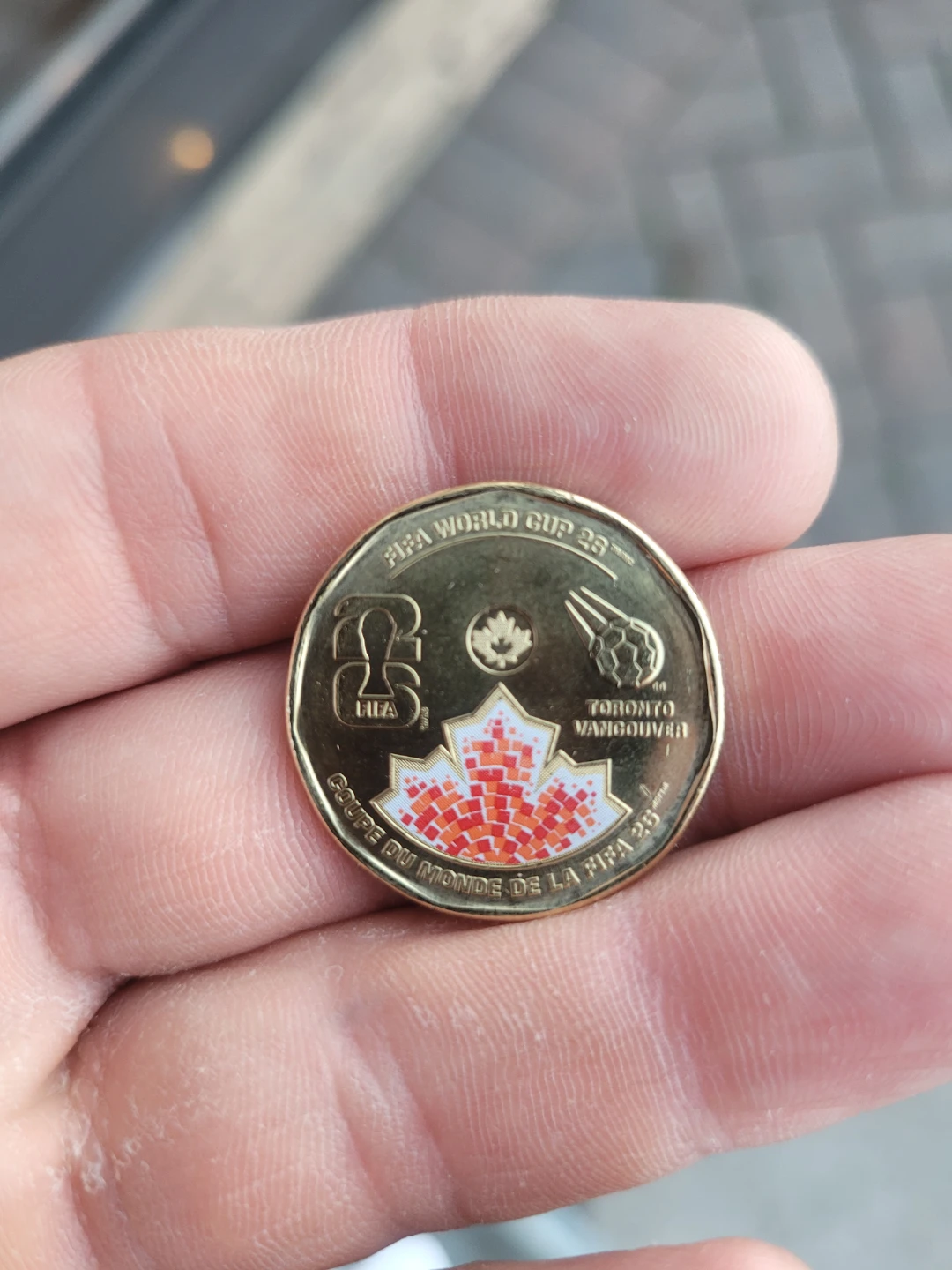 Canada 2026 FIFA World Cup commemorative dollar coin