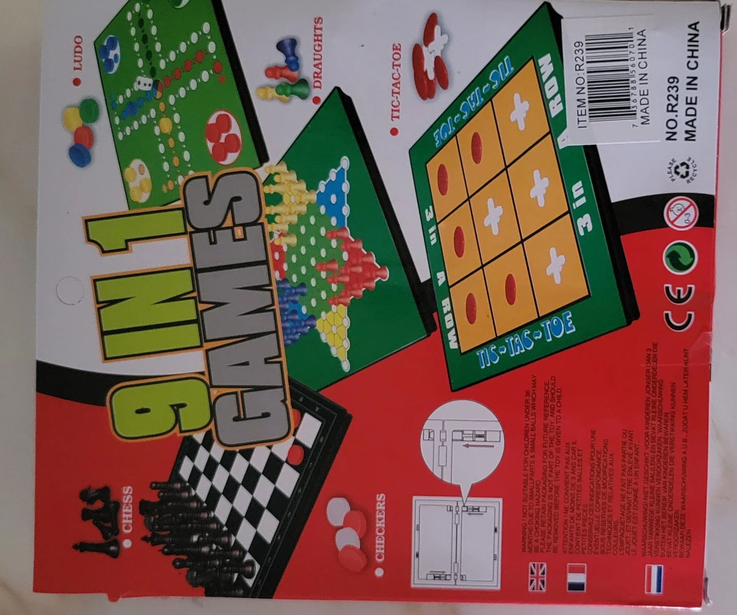 9-in-1 Funtime Games Board Game Set⚽ - photo 2