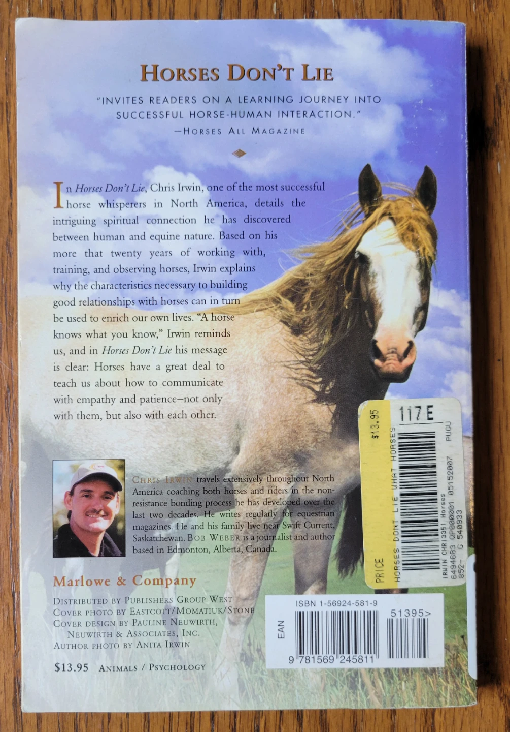 Horses Don't Lie by Chris Irwin and Bob Weber ⚽ - photo 2