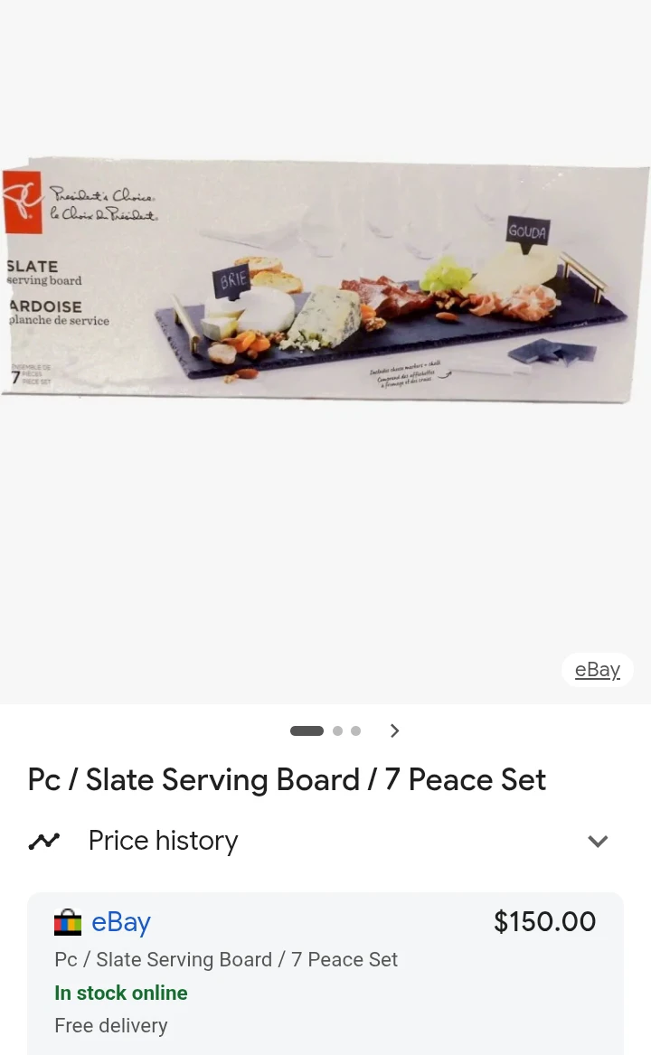 PC slate / cheese tray