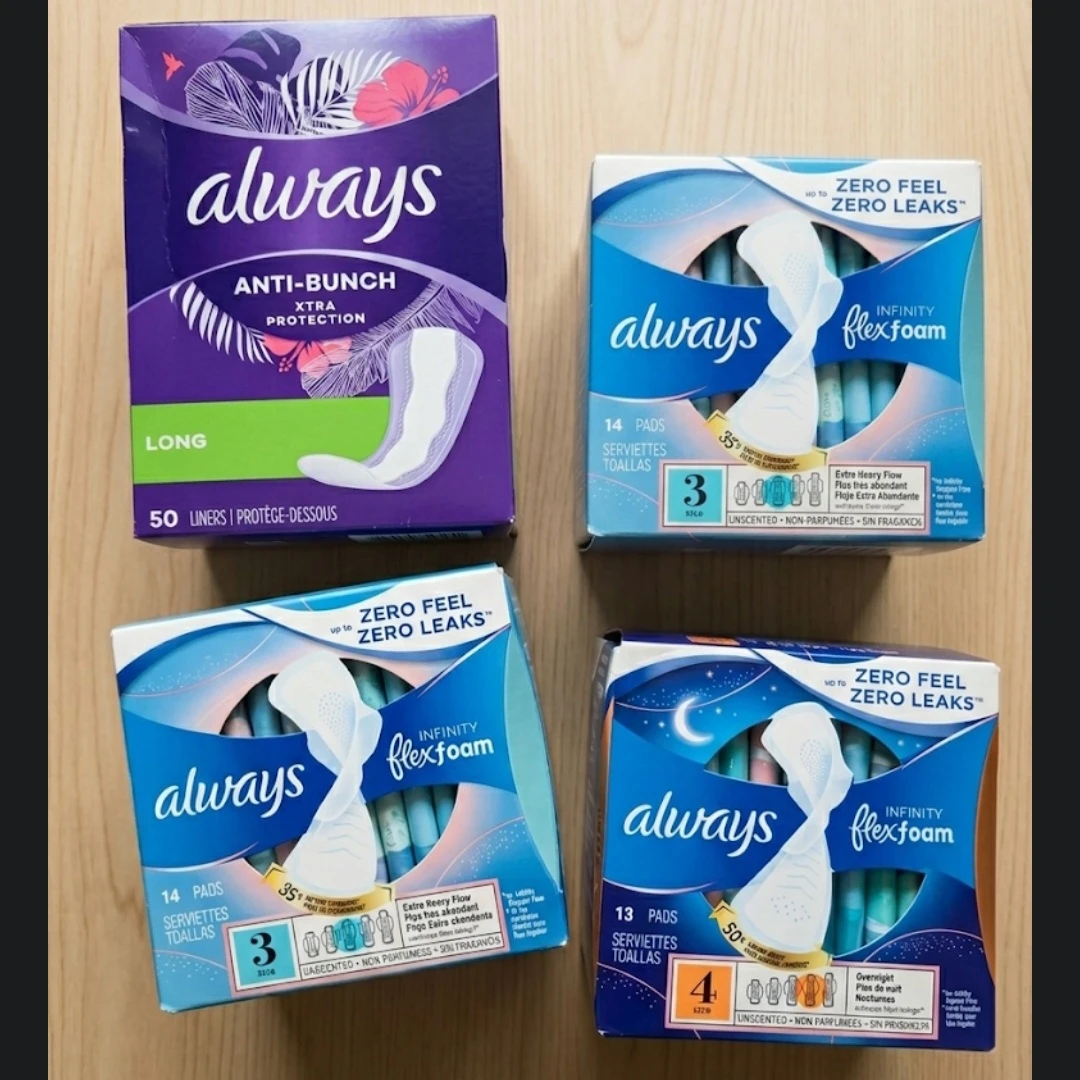 Always Long Liners & flexfoam Pads Bundle