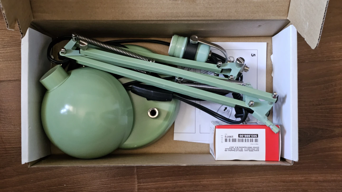IKEA FORSÅ Desk Lamp - Green