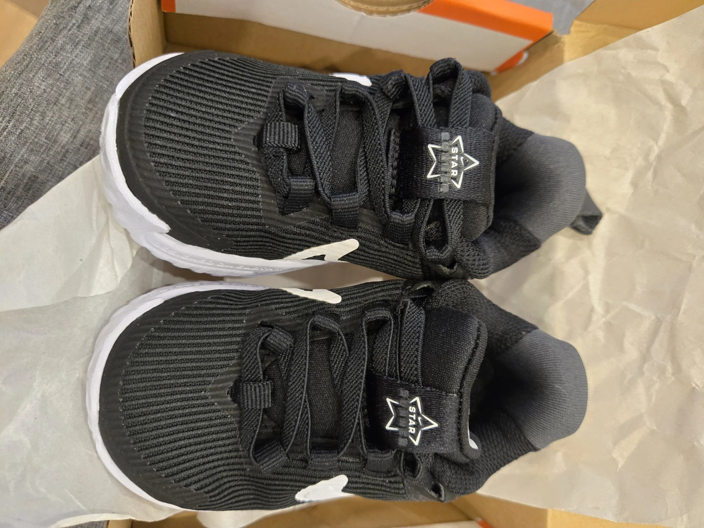Nike Star Runner Toddler Shoes Black/White 5c - photo 2