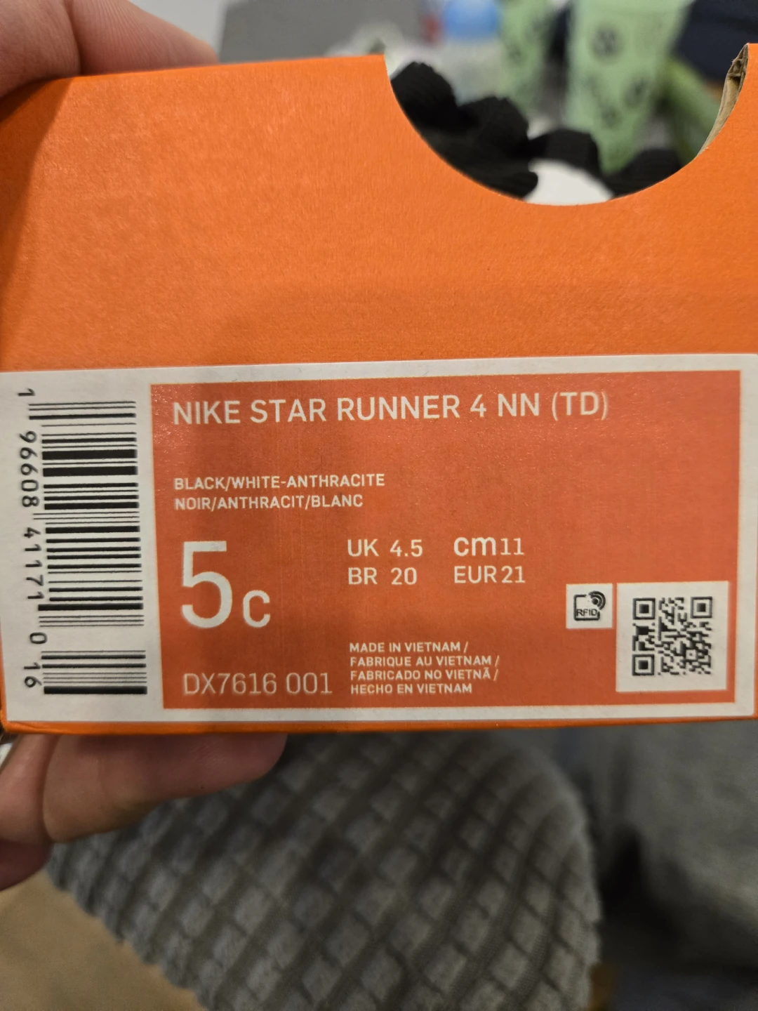 Nike Star Runner Toddler Shoes Black/White 5c - photo 3