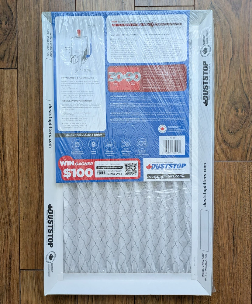 Duststop Merv8 Pleated Premium Air Filter 2-Pack - BRAND NEW - photo 2