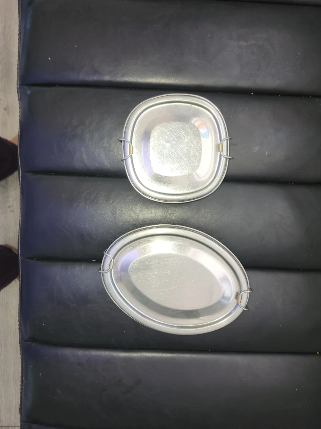 Stainless Steel Serving Trays (Set of 6)
