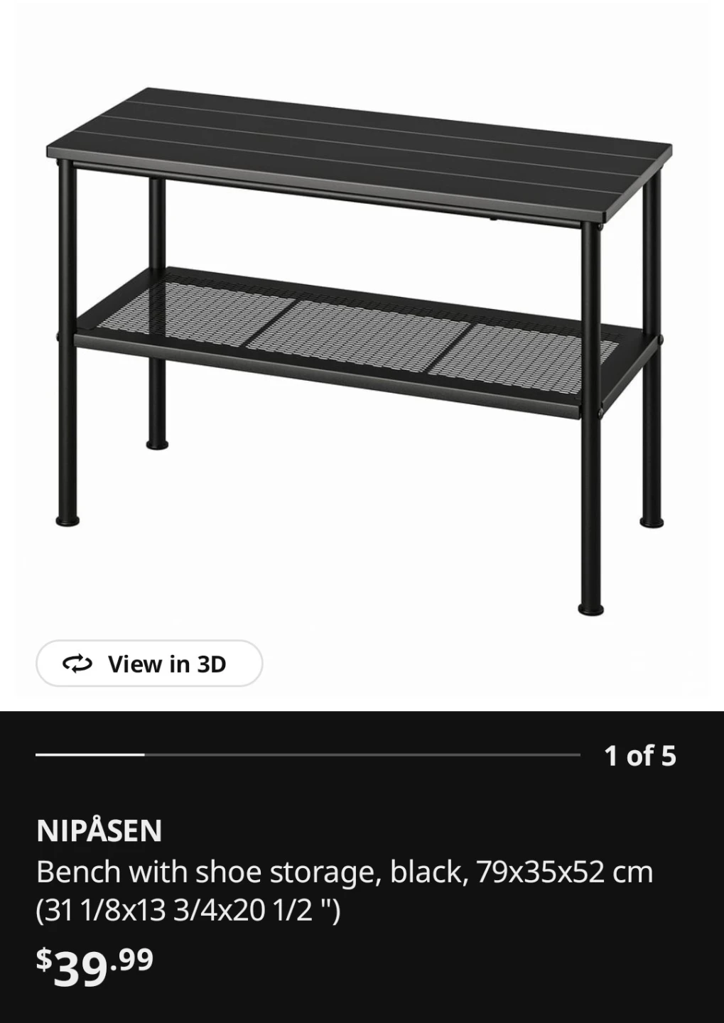 Shoe Rack Bench - photo 4