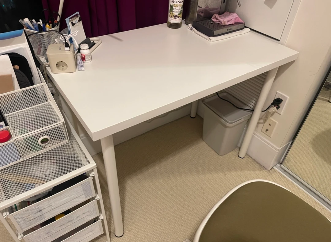 IKEA LINNMON / ADILS White Table 100x60 cm
