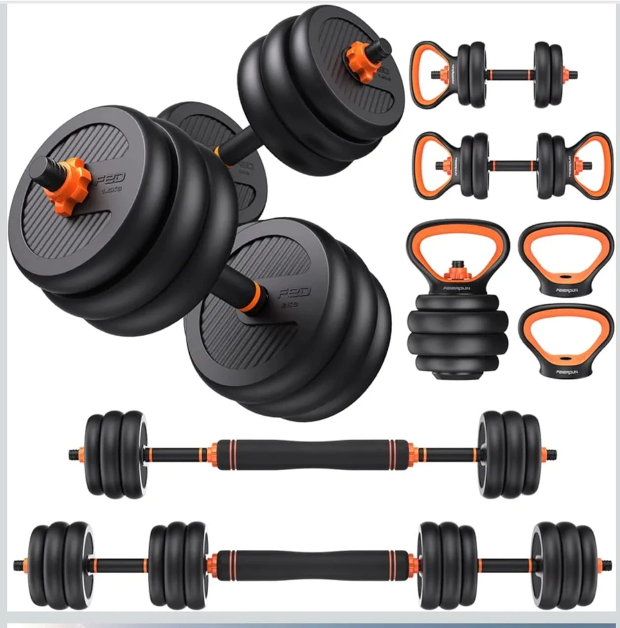 ⚡Ultimate Home Workout dumbbells, barbelI, kettlebell + Bonus! - photo 2