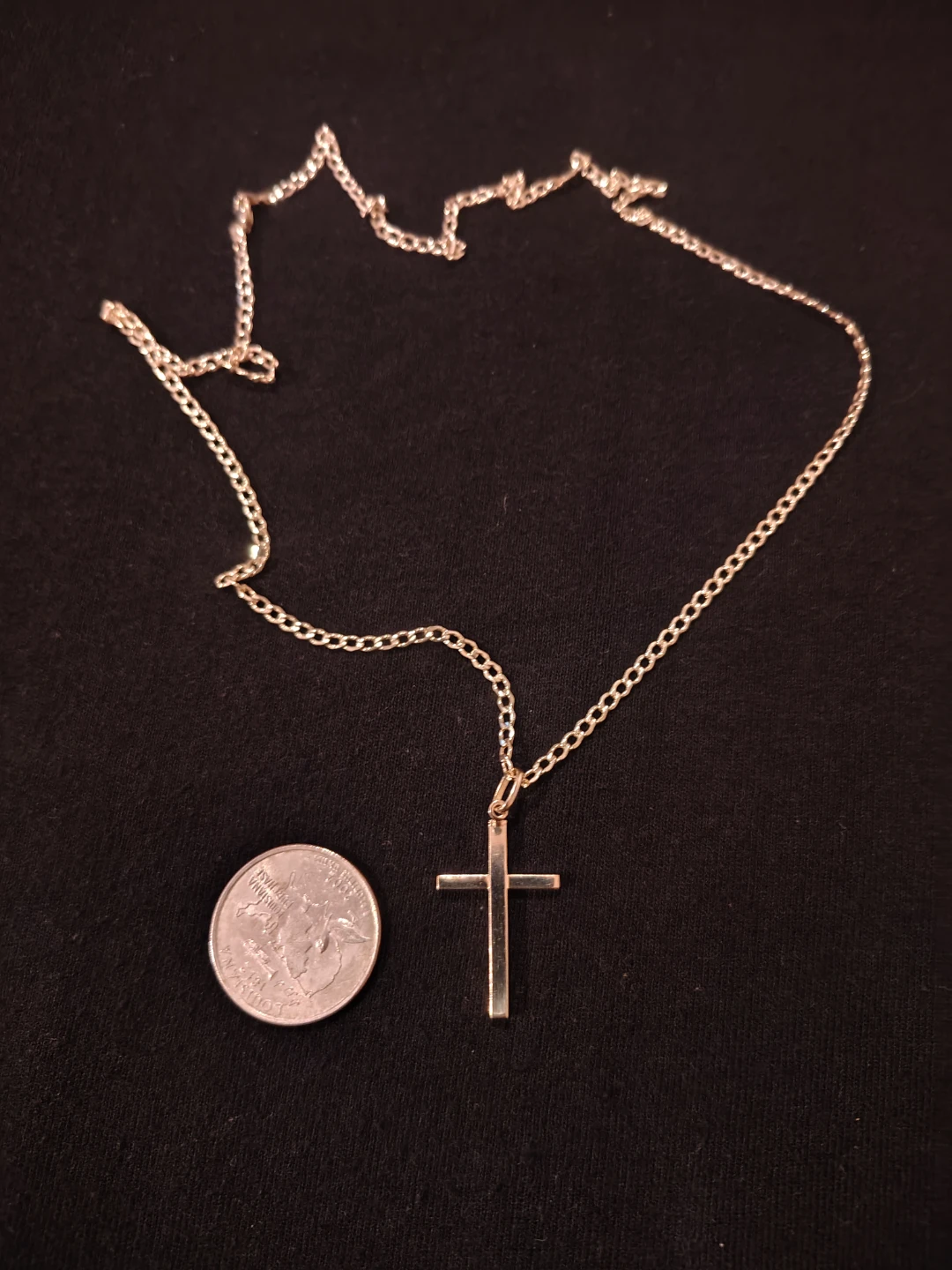 Collar  14k  Oro Italiano Cuban Chain - photo 3