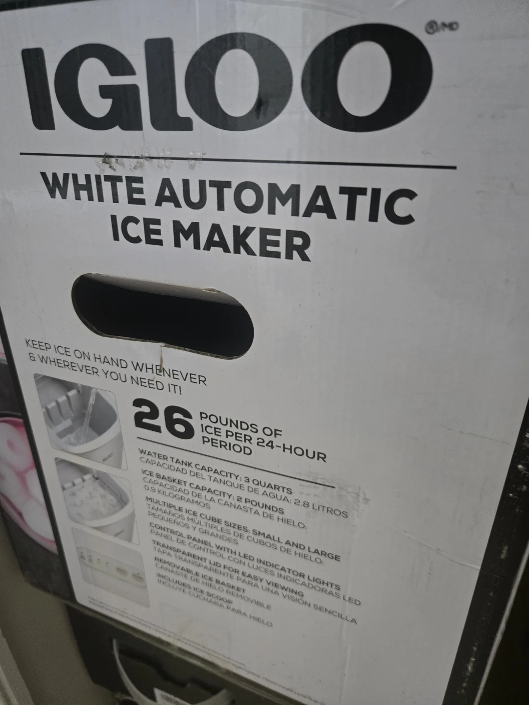 Igloo White Automatic Ice Maker - photo 2