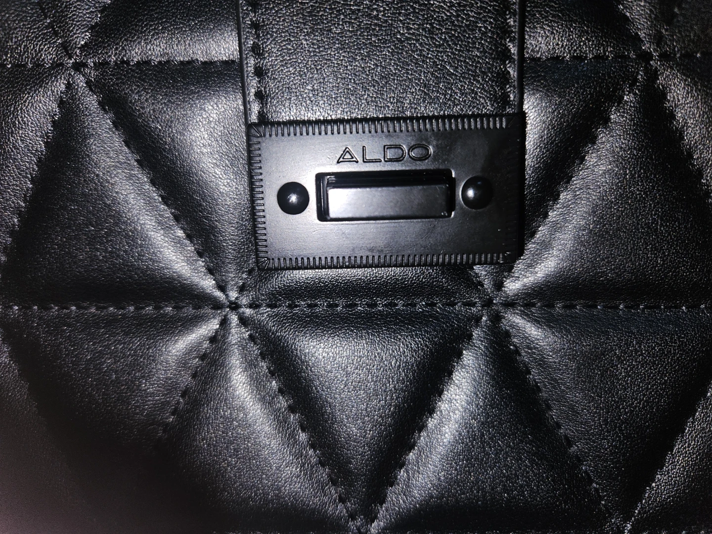 ALDO Black Quilted Tote Bag - photo 2