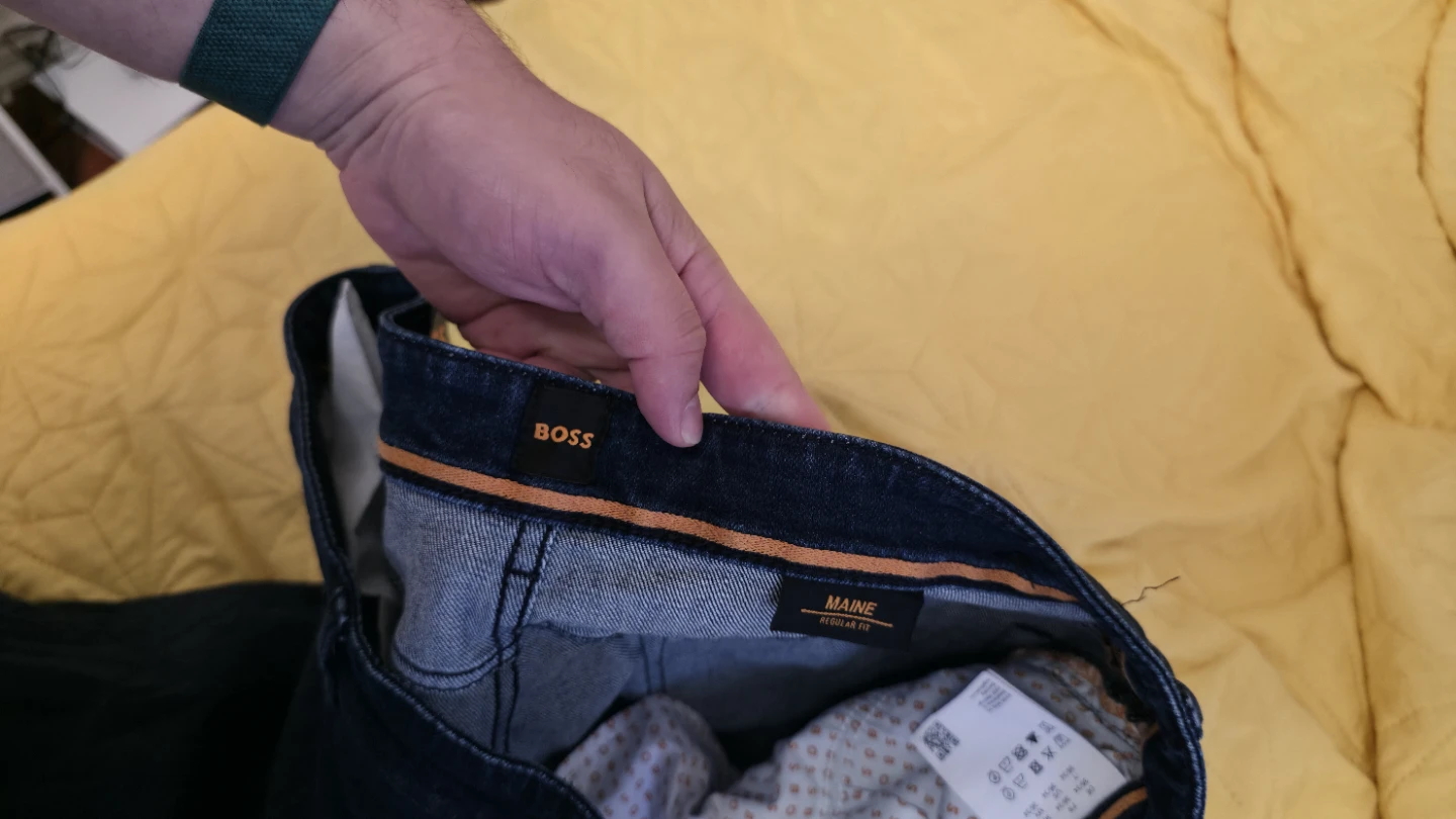 BOSS Regular Fit Dark Wash Jeans - photo 2