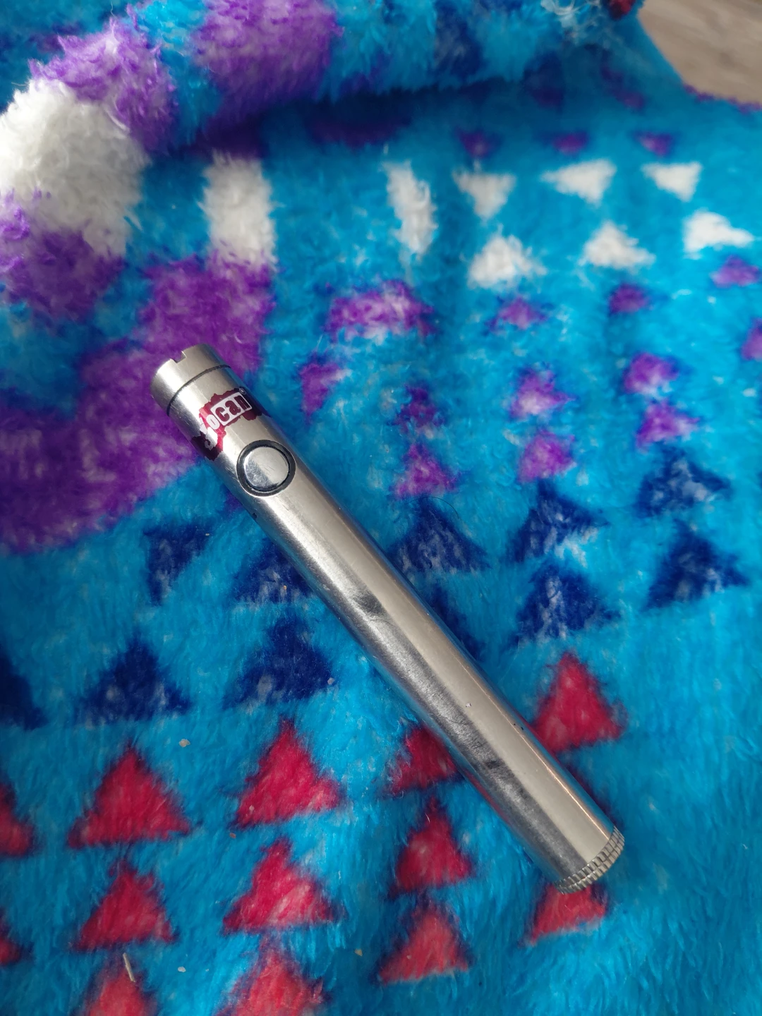 Silver Vape Pen Battery
