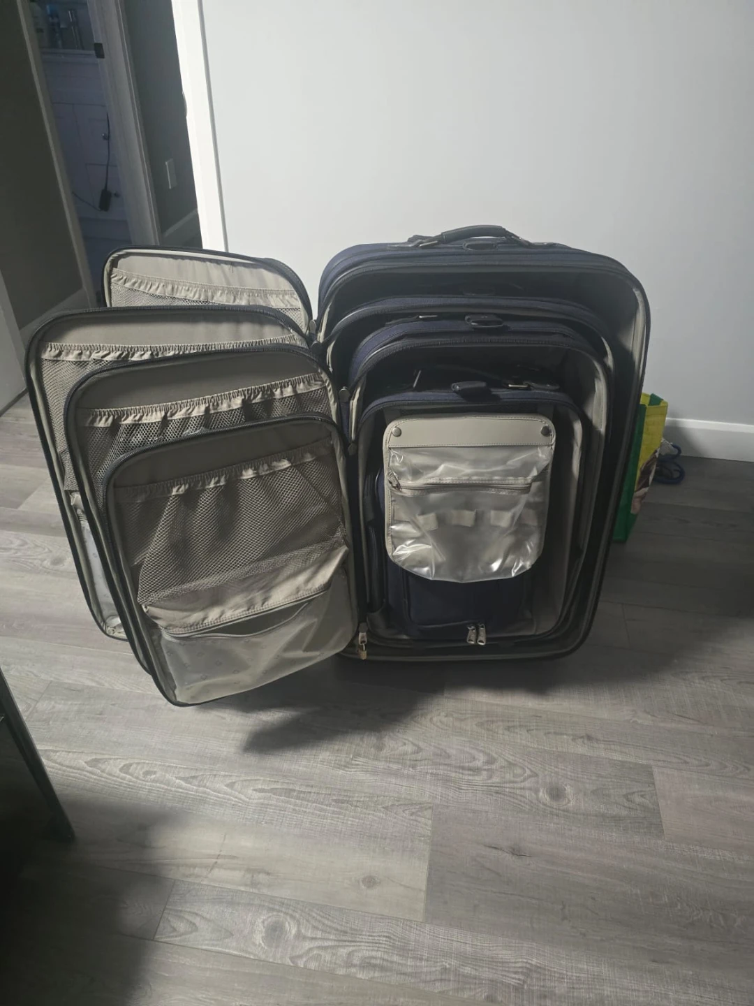 5 Piece Navy Blue Luggage Set ⚽️ - photo 3