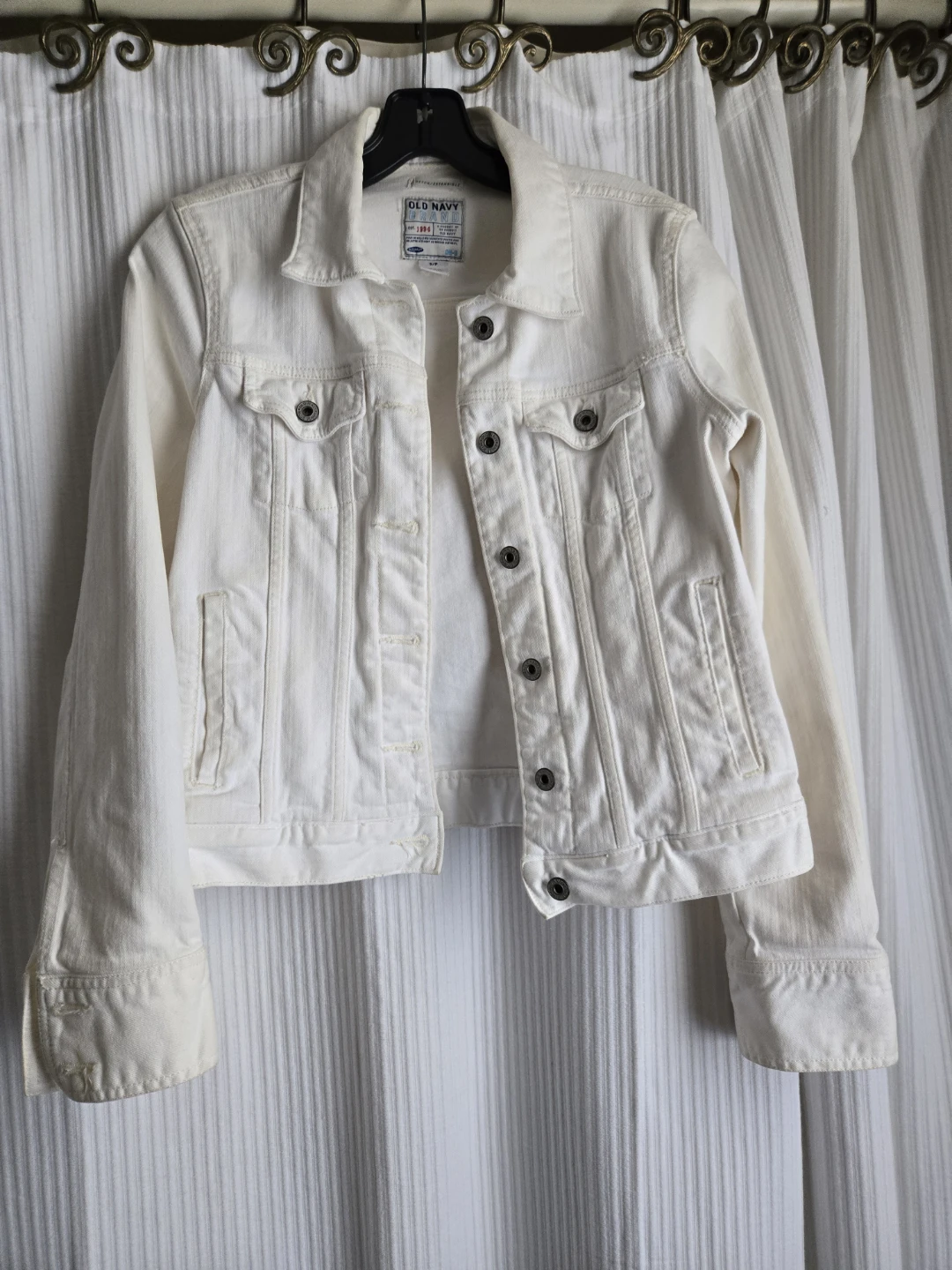 Old Navy White Denim Jacket