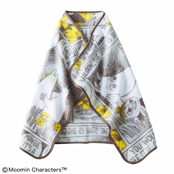 Moomin Characters Graphic Blanket Shawl new