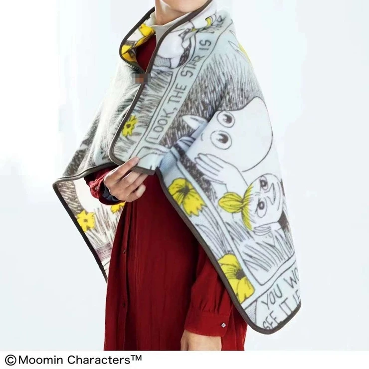 Moomin Characters Graphic Blanket Shawl new - photo 3