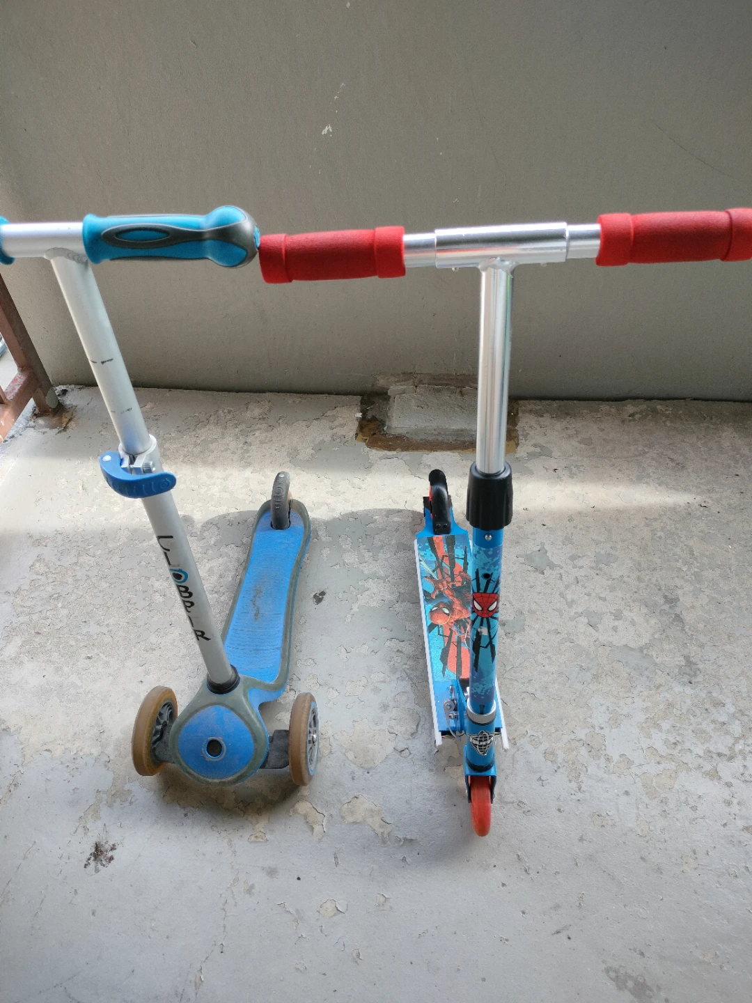 Spider-Man and GLOBBER Scooters