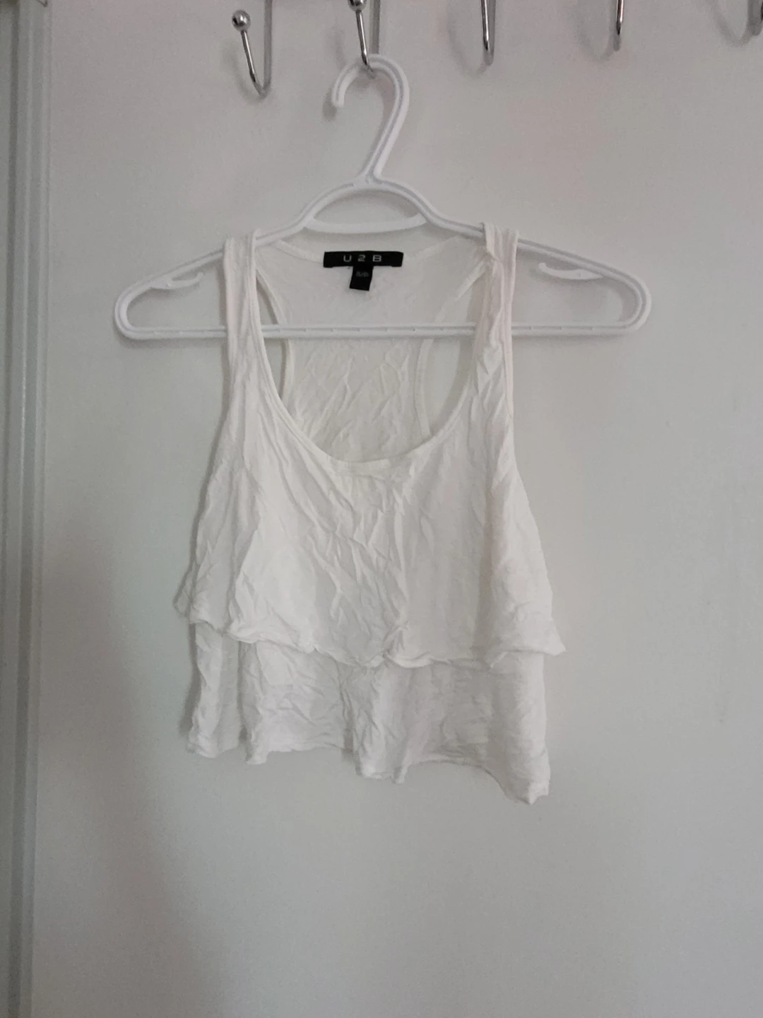 White UZG Tank Top