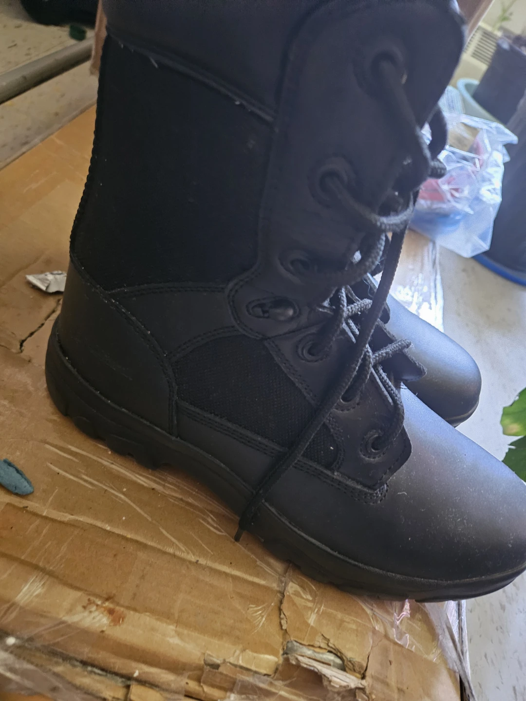 DieHard Black Work Boots