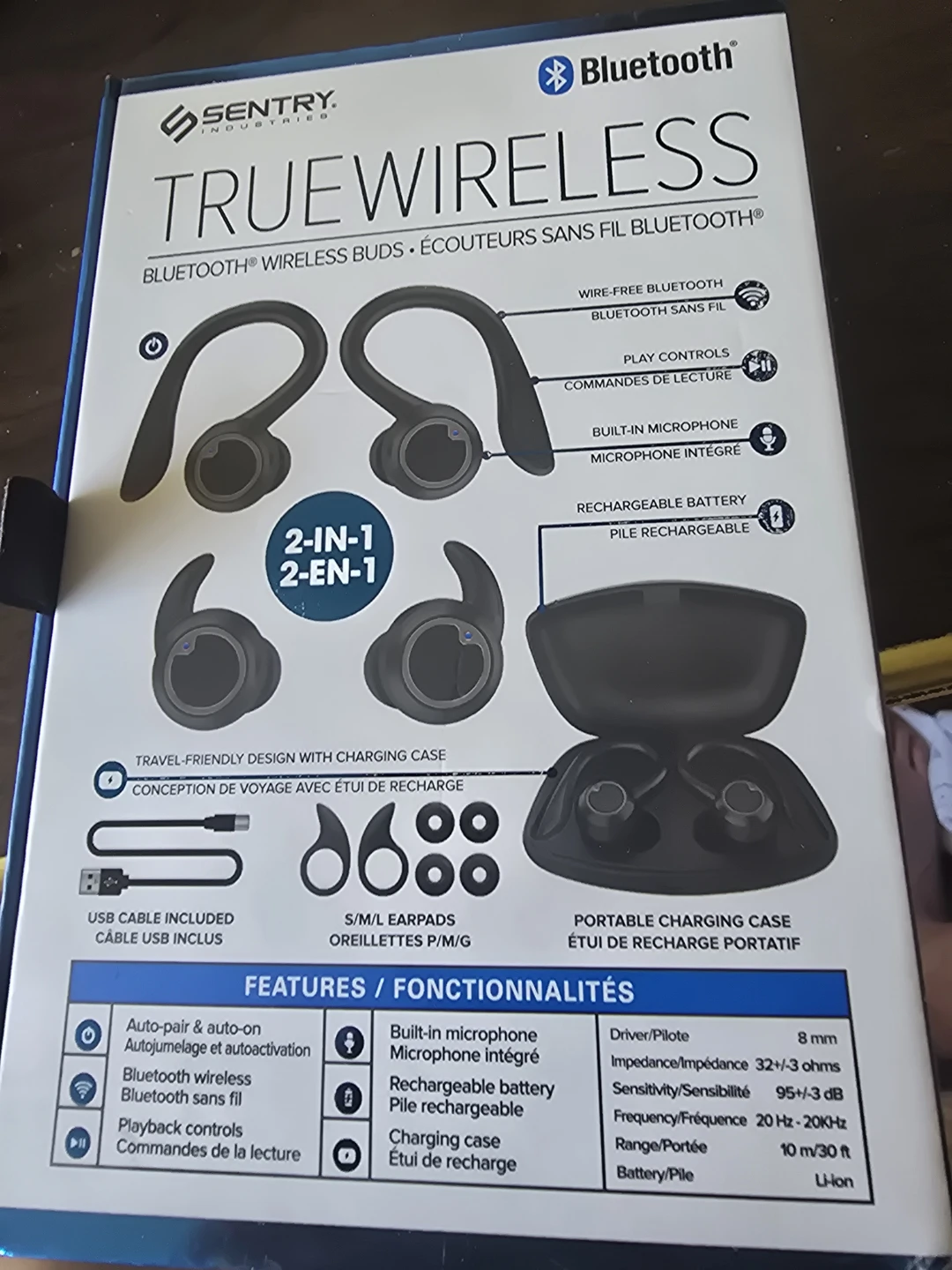 Sentry Industries True Wireless Bluetooth Earbuds - photo 5