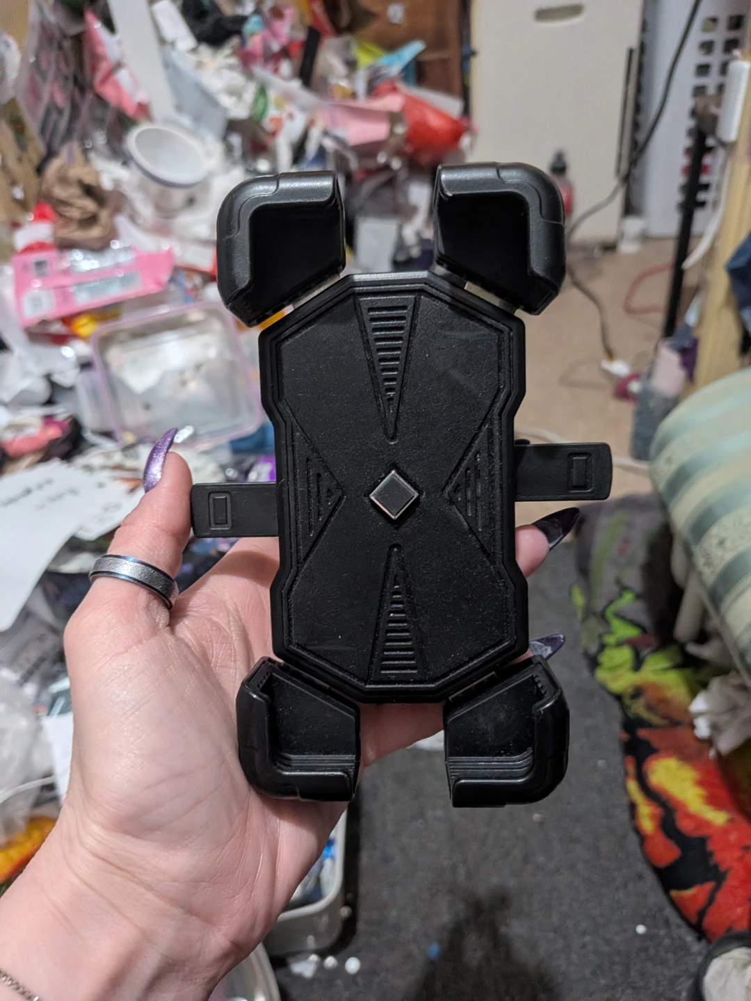 Black Adjustable Phone Mount Holder - photo 2