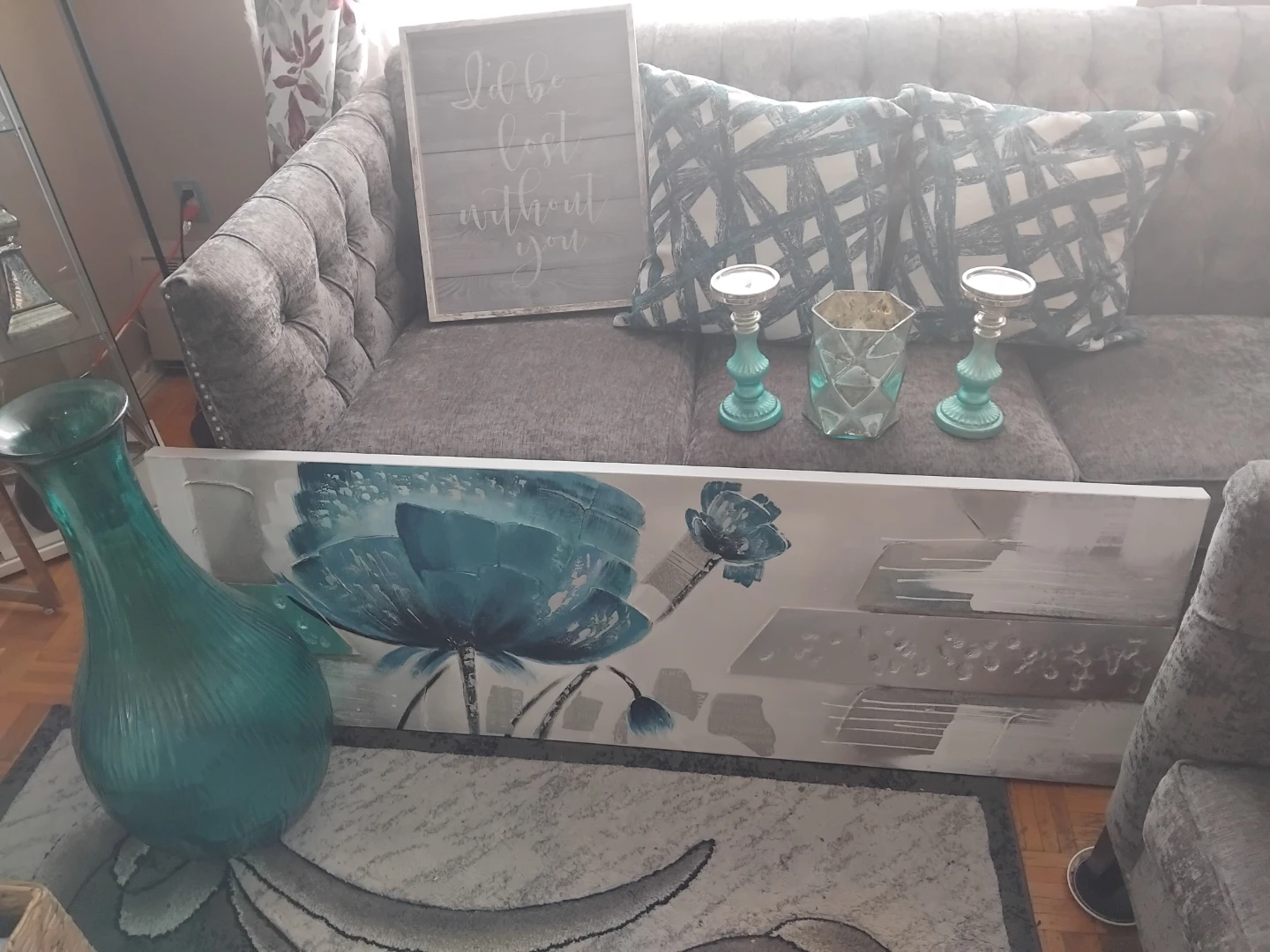 2 Candle holders and vase - photo 3