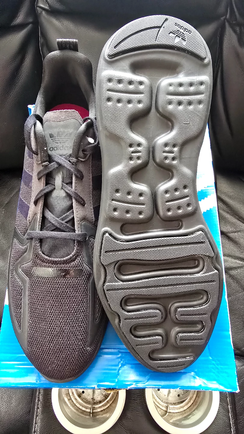 Brand new Adidas ZX Flux All Black size US13 sale - photo 5