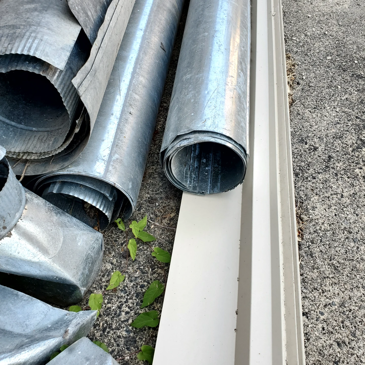Galvanized Sheet Metal Ducts and Rolls