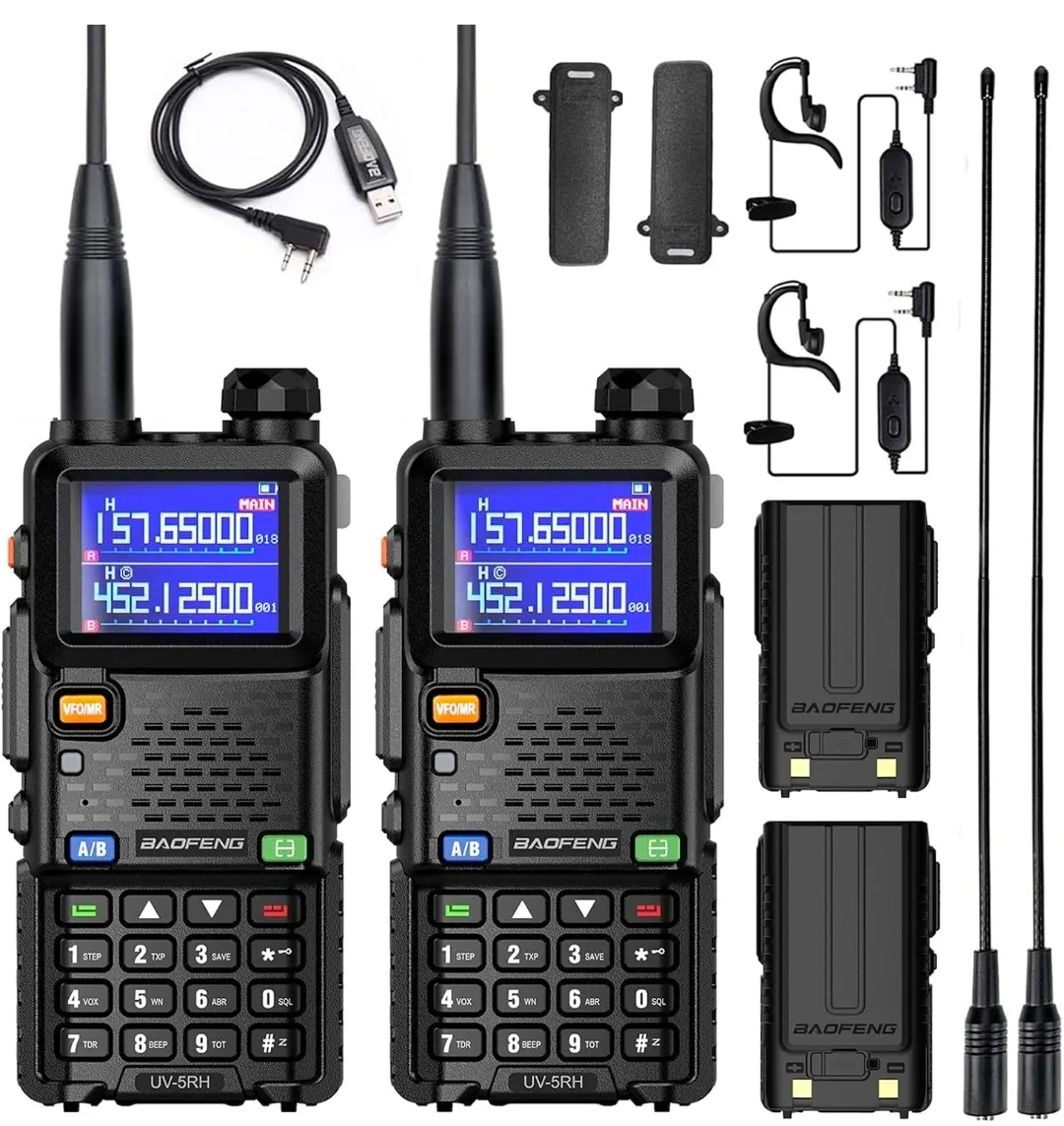 BAOFENG Radio 5RH 8W Ham Radio Long Range Handheld Dual Band