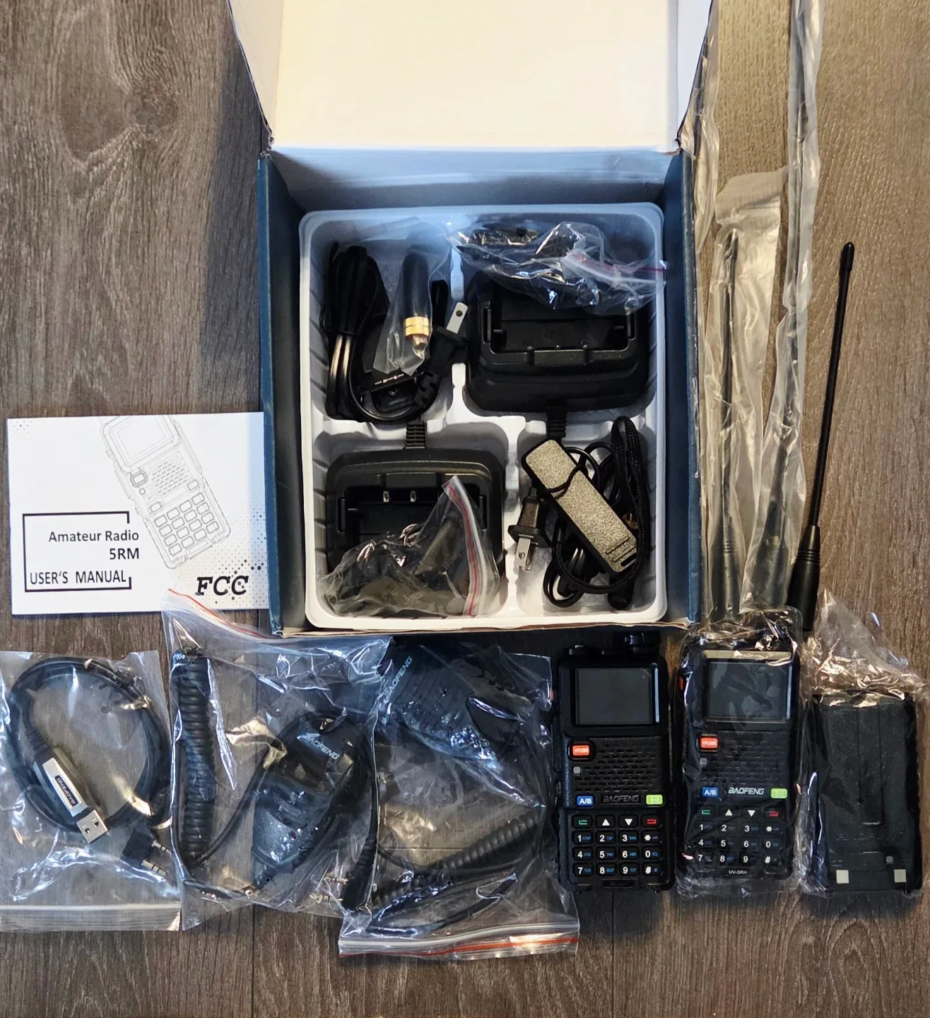 BAOFENG Radio 5RH 8W Ham Radio Long Range Handheld Dual Band - photo 3