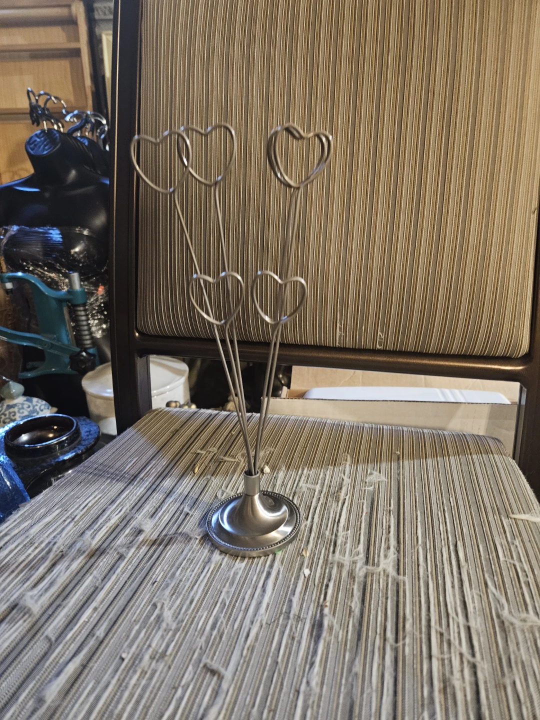 Heart shaped photo or card holder - photo 2