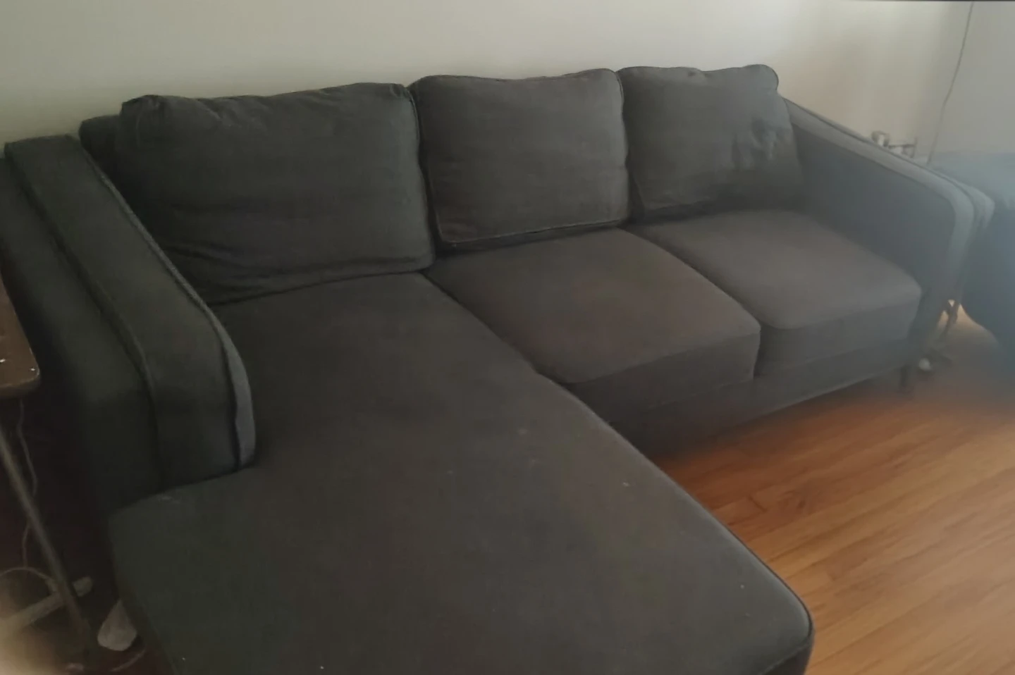 Dark Gray Sectional Sofa - photo 2