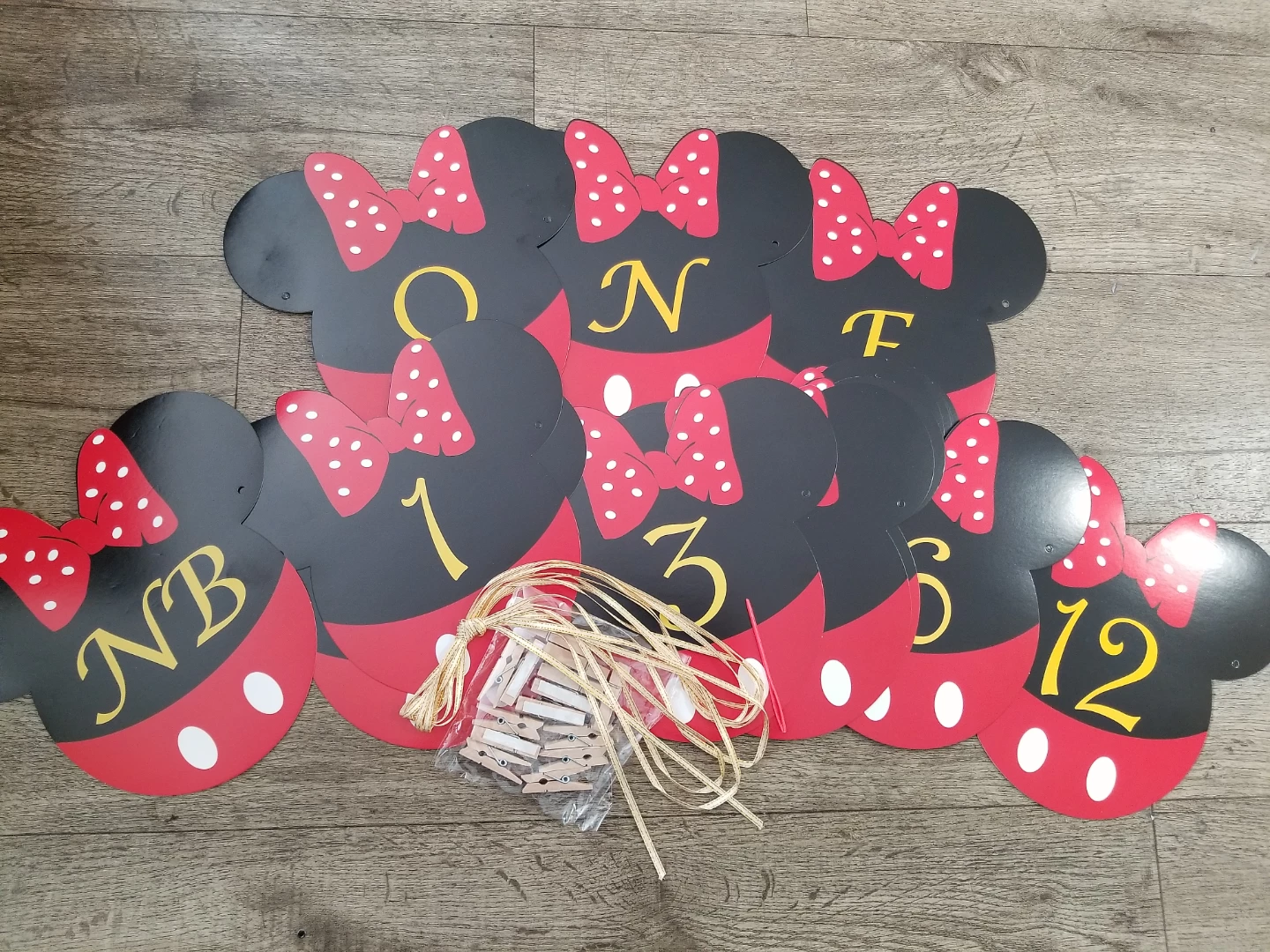 Minnie Mouse Birthday Banner