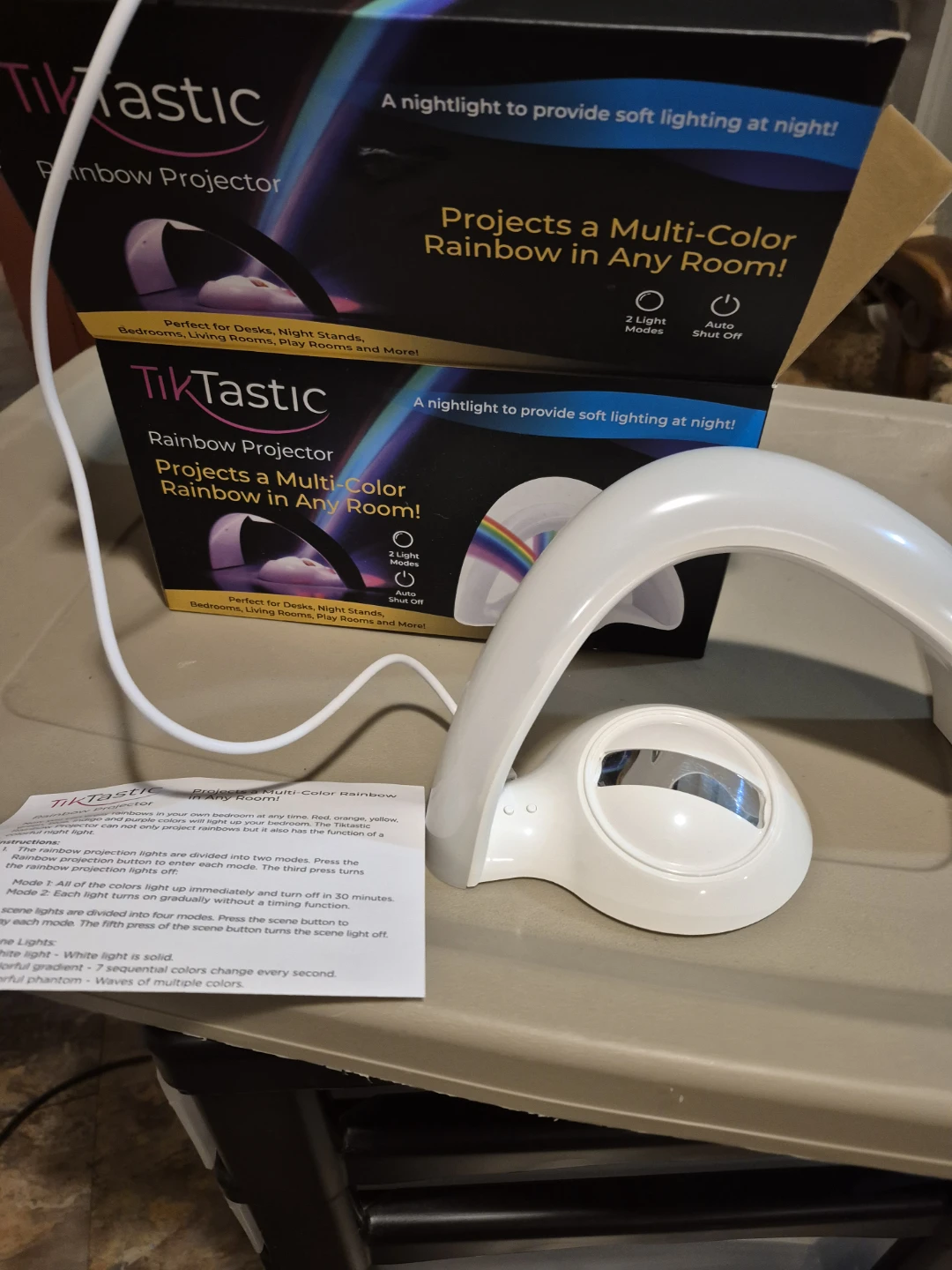 TikTastic Rainbow Projector Nightlight - photo 2