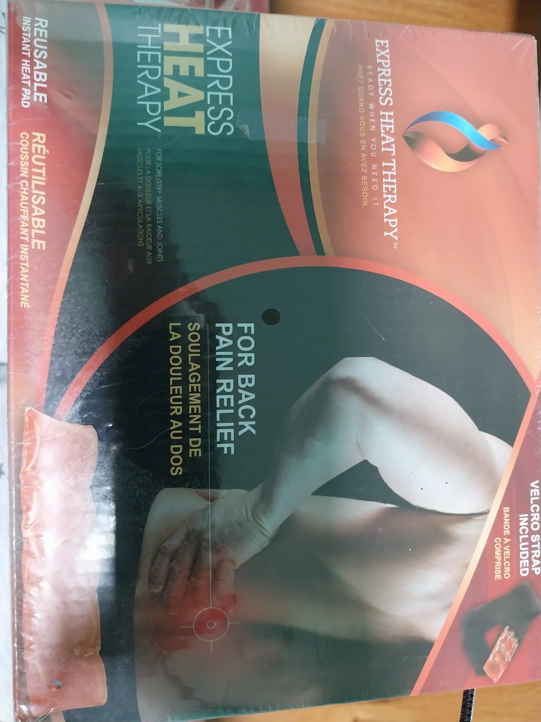 Heat Therapy Reusable Instant Heat Pad for Back Pain Relief