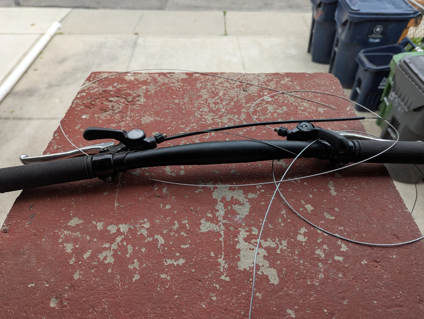 MEC Bike Handlebars with Shifters and Brake Levers