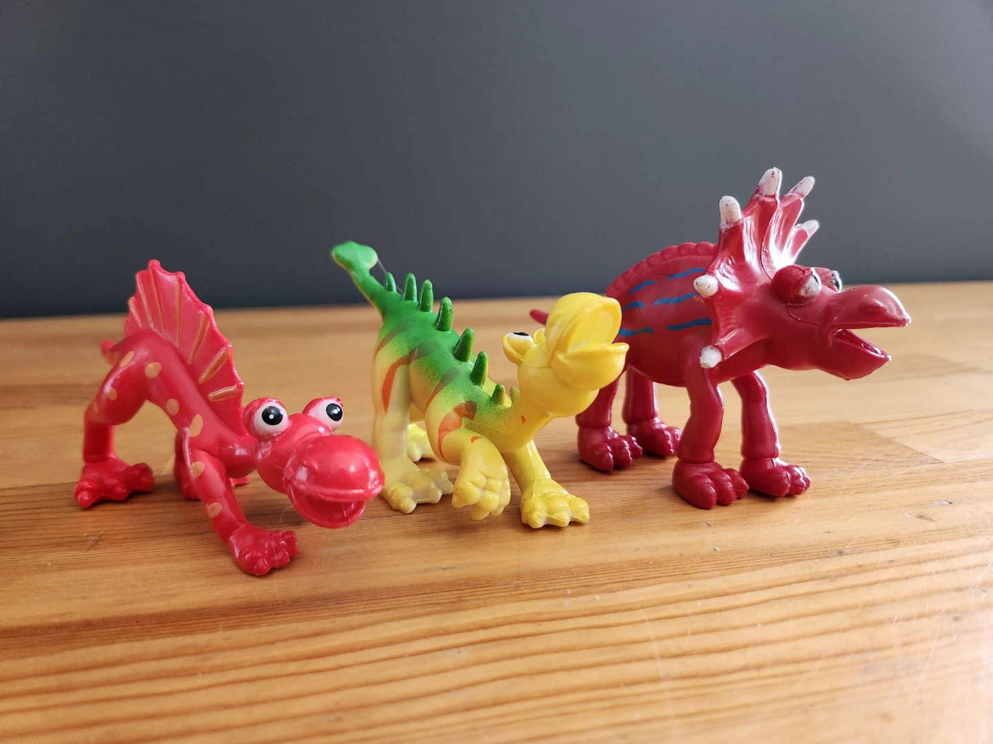 Vintage Dinosaur figures by Gosnell Germany- (Set of 3)