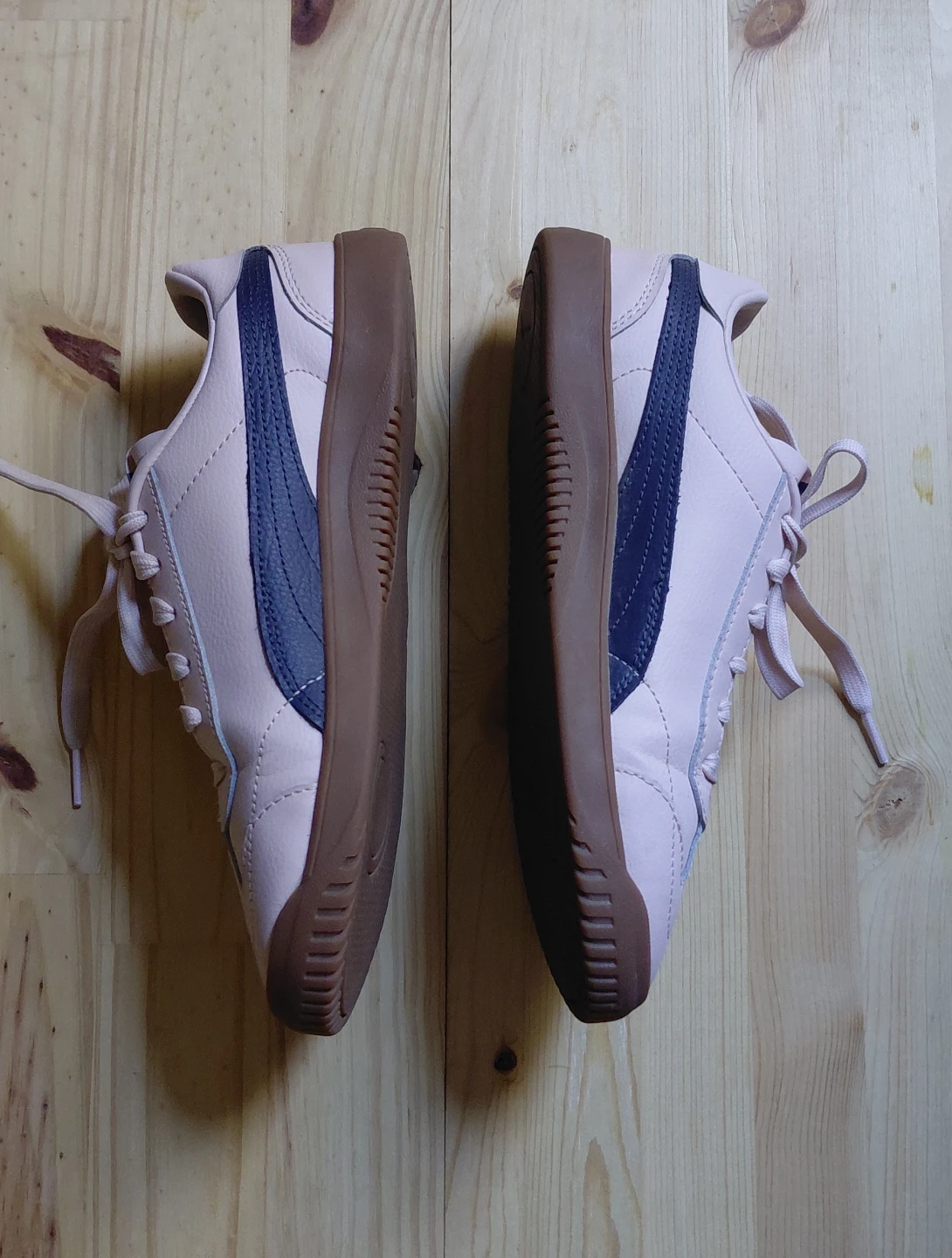 Puma Pink Leather Sneakers - photo 4