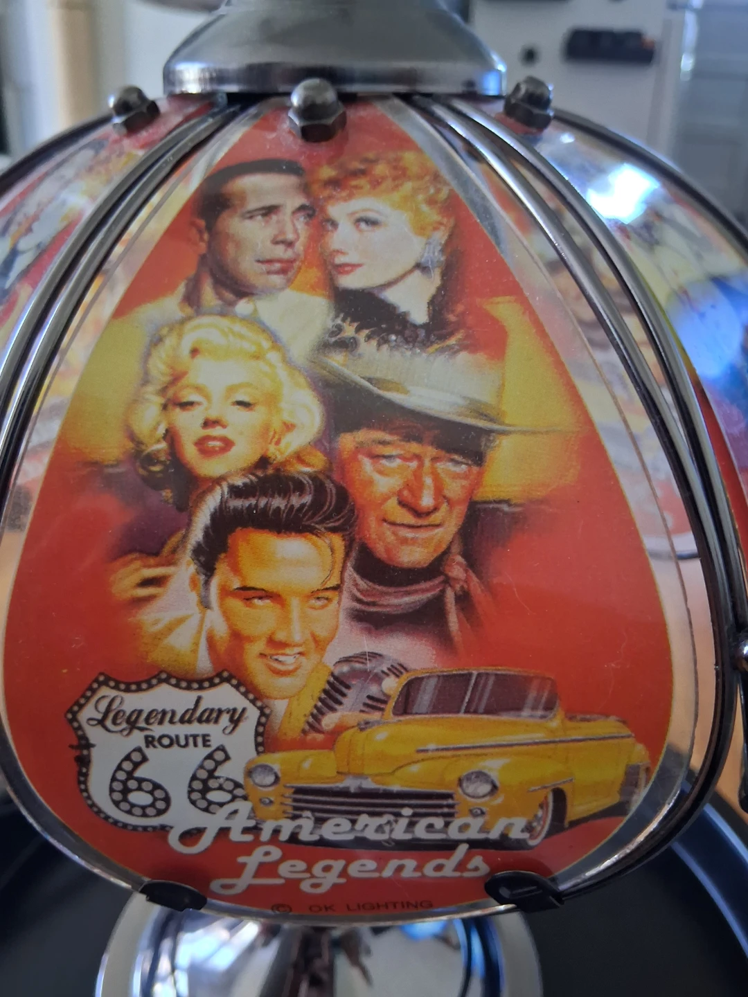 OK Lighting American Legends Route 66 Table Lamp - photo 2