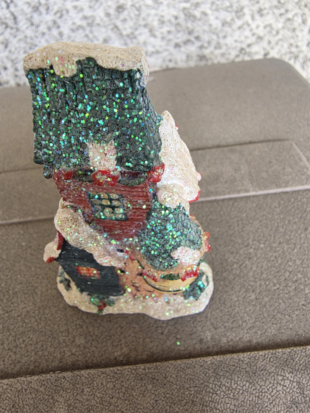 Glittery Winter Village House Miniature - photo 2