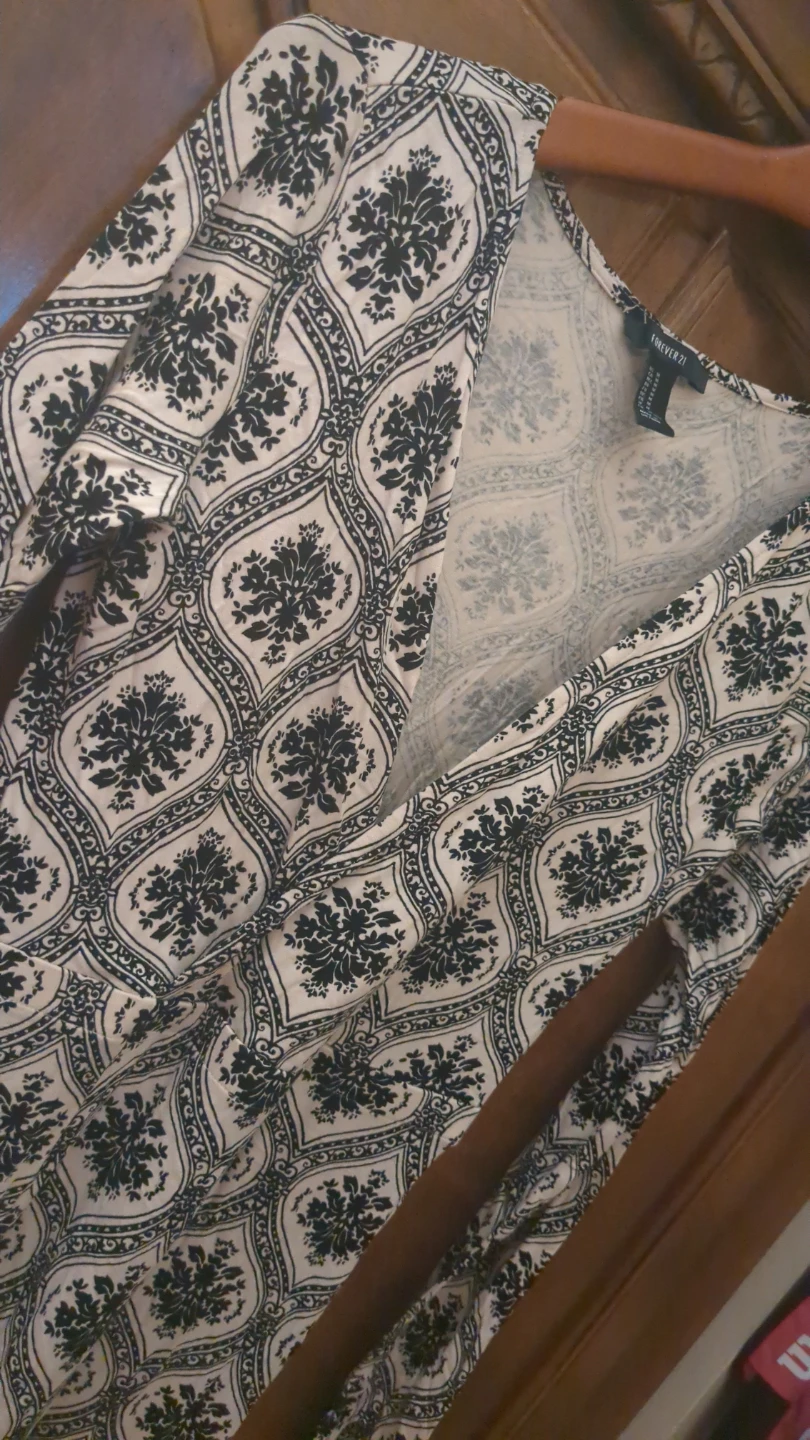 Forever 21 Printed Maxi Dress Size M - photo 4