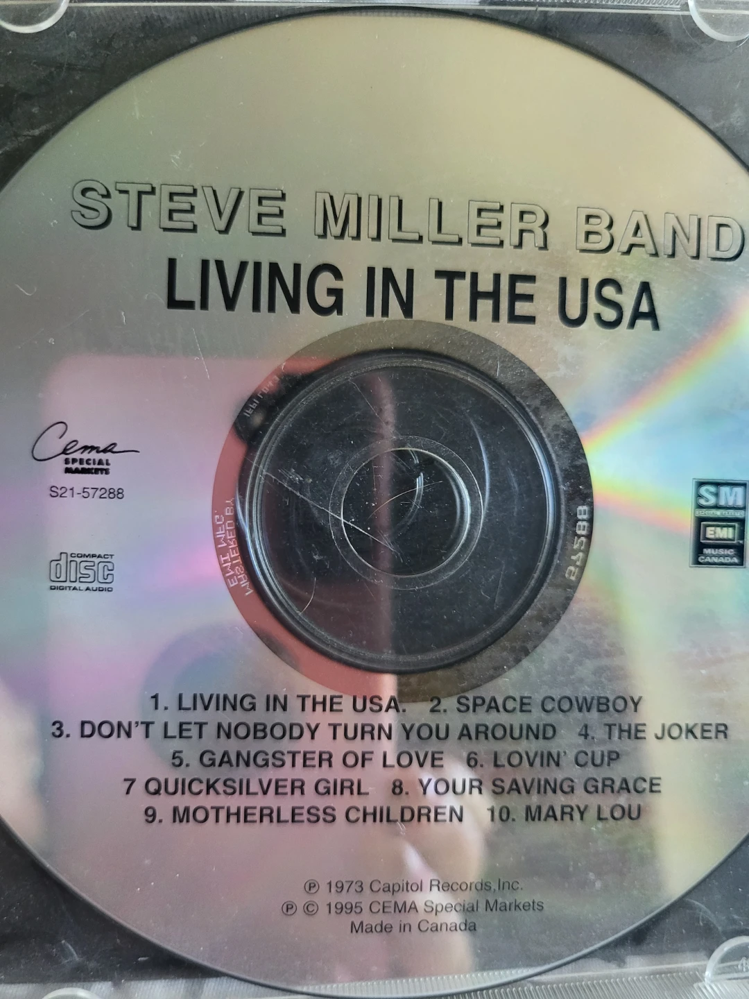 Steve Miller Band Living in the USA CD