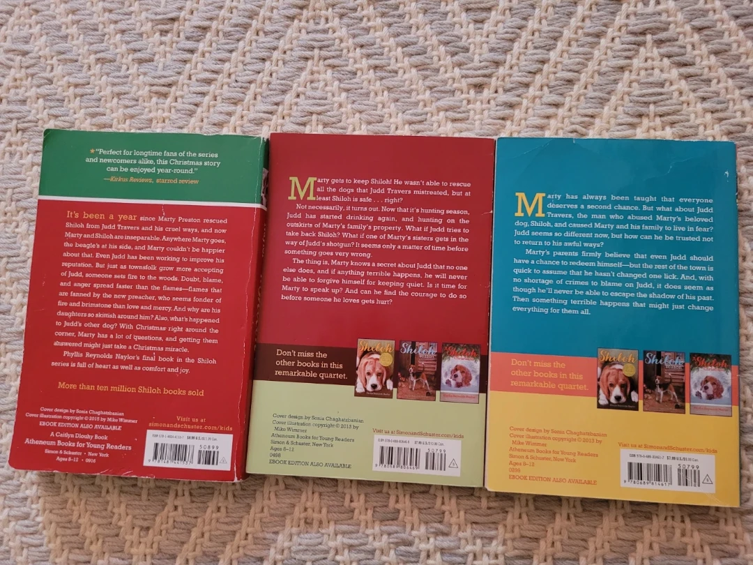 Shiloh Quartet Books (Christmas, Season, Saving Shiloh) - photo 2