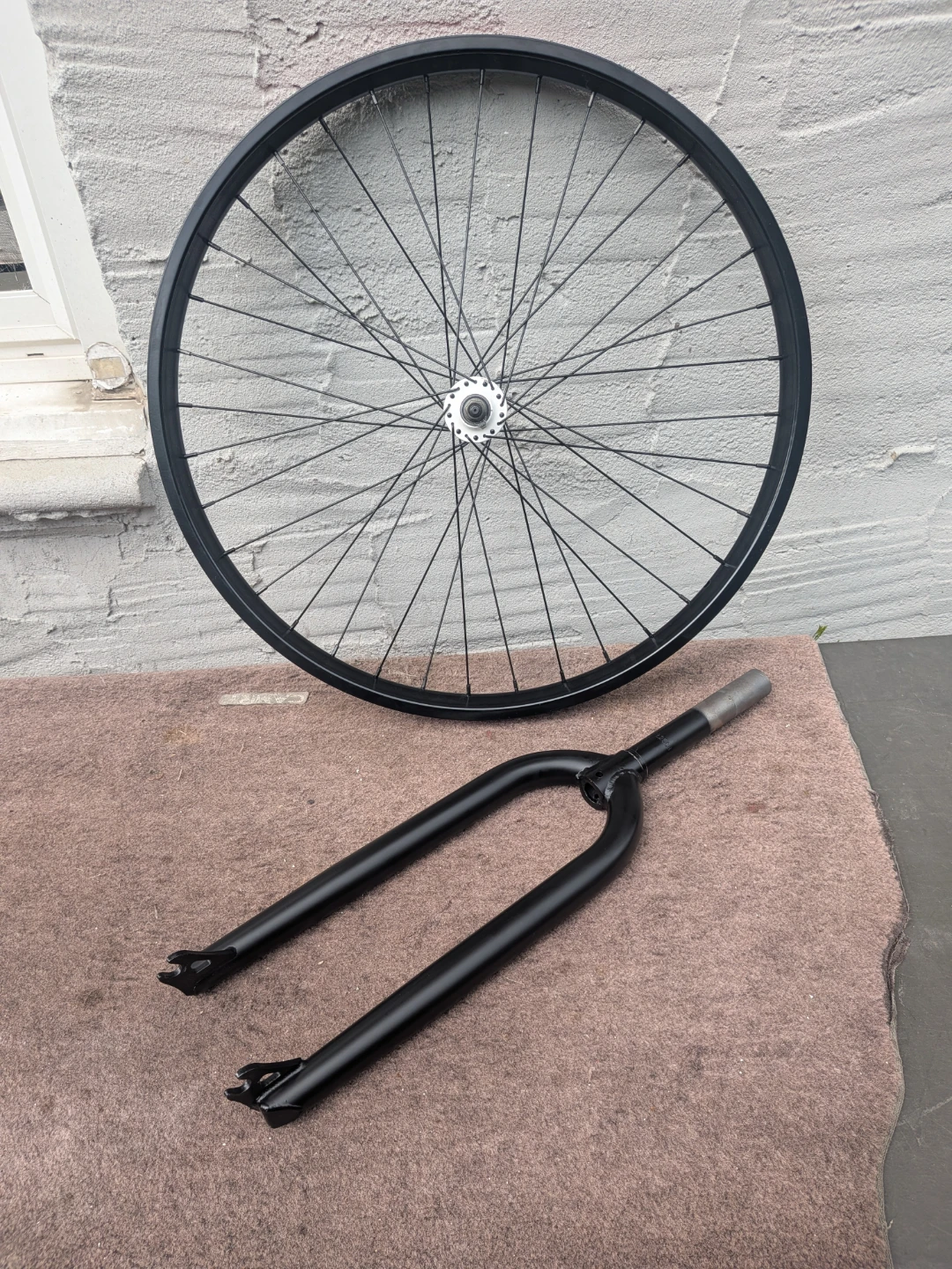 Outlaw black combat  elite front fork and rim blk - photo 5