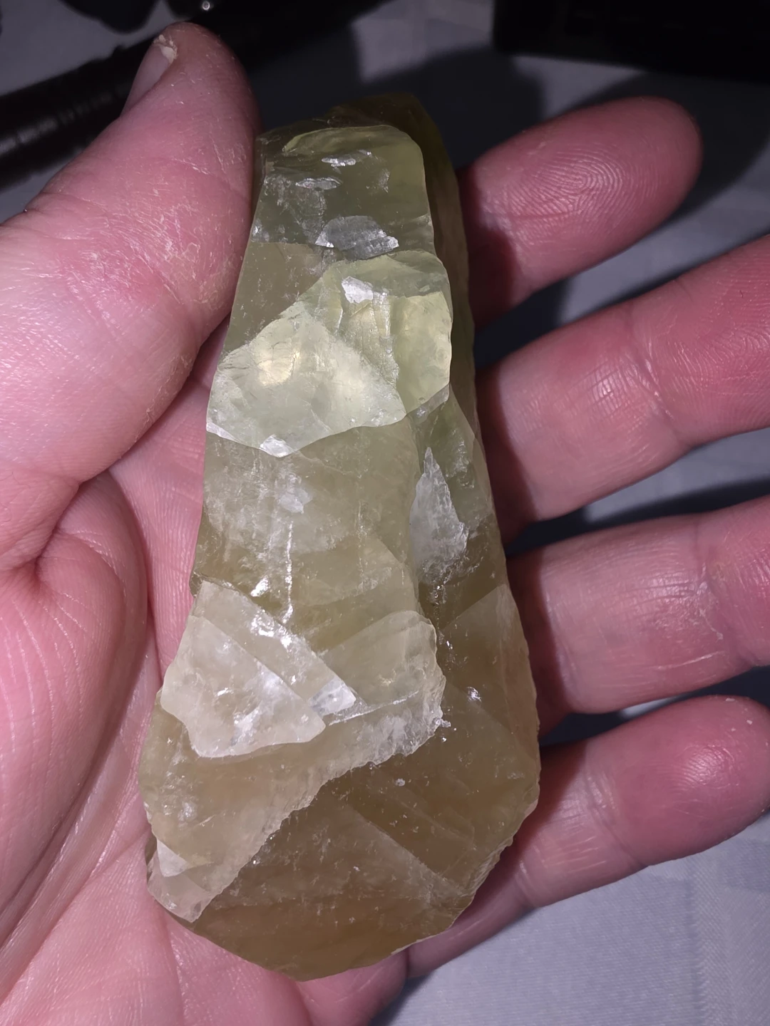 Green Calcite Crystal - photo 2